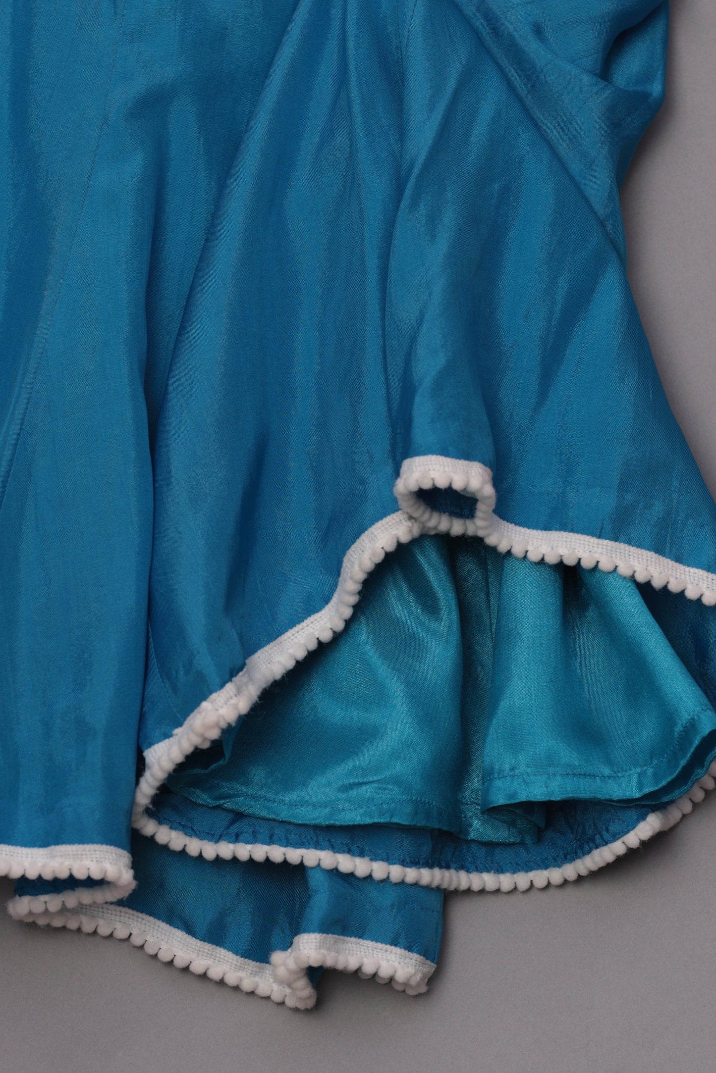 Cobalt blue embroidered Tunic, Sharara set