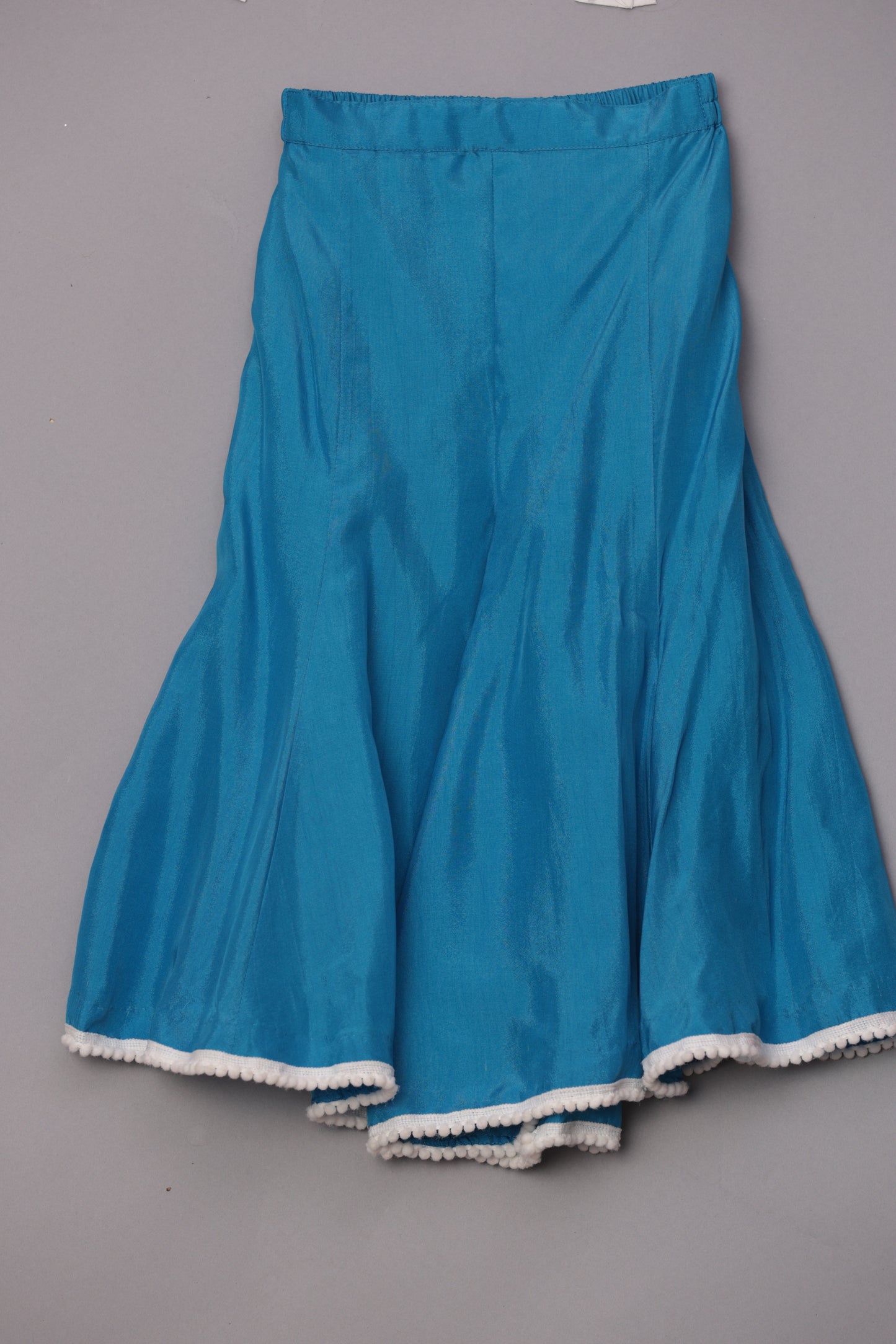 Cobalt blue embroidered Tunic, Sharara set